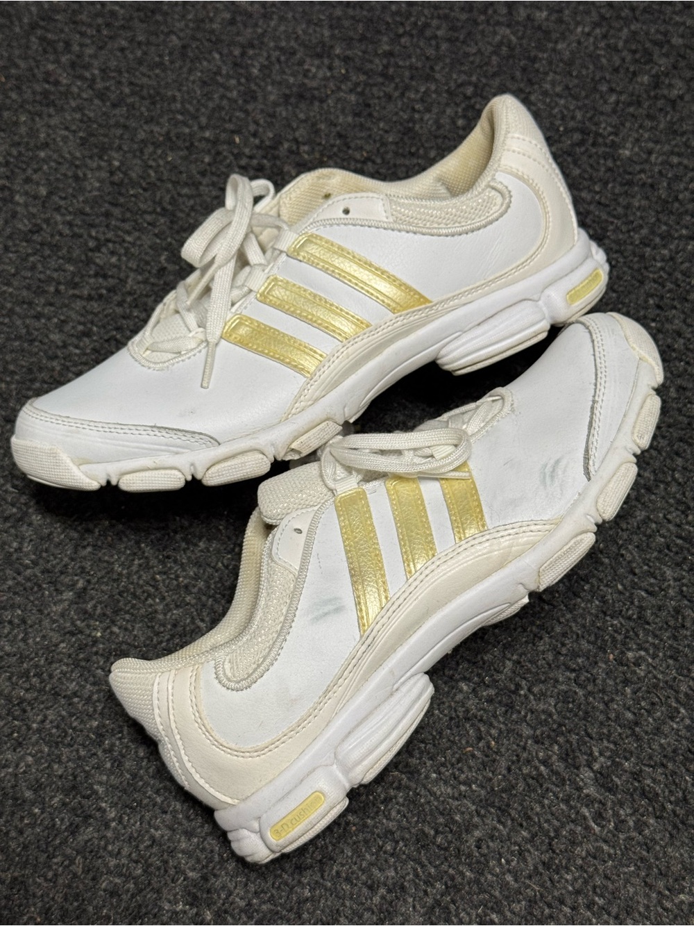 adidas Women's Cheer Sport Cheerleading Shoes White